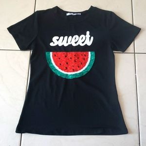 #10658-13 T-Shirt,S,Black.